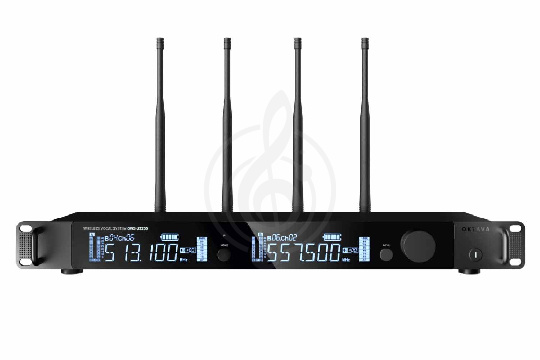 Радиосистема с головным микрофоном Октава OWS-U2200D01-B-PRO - Двухканальная радиосистема - фото 1