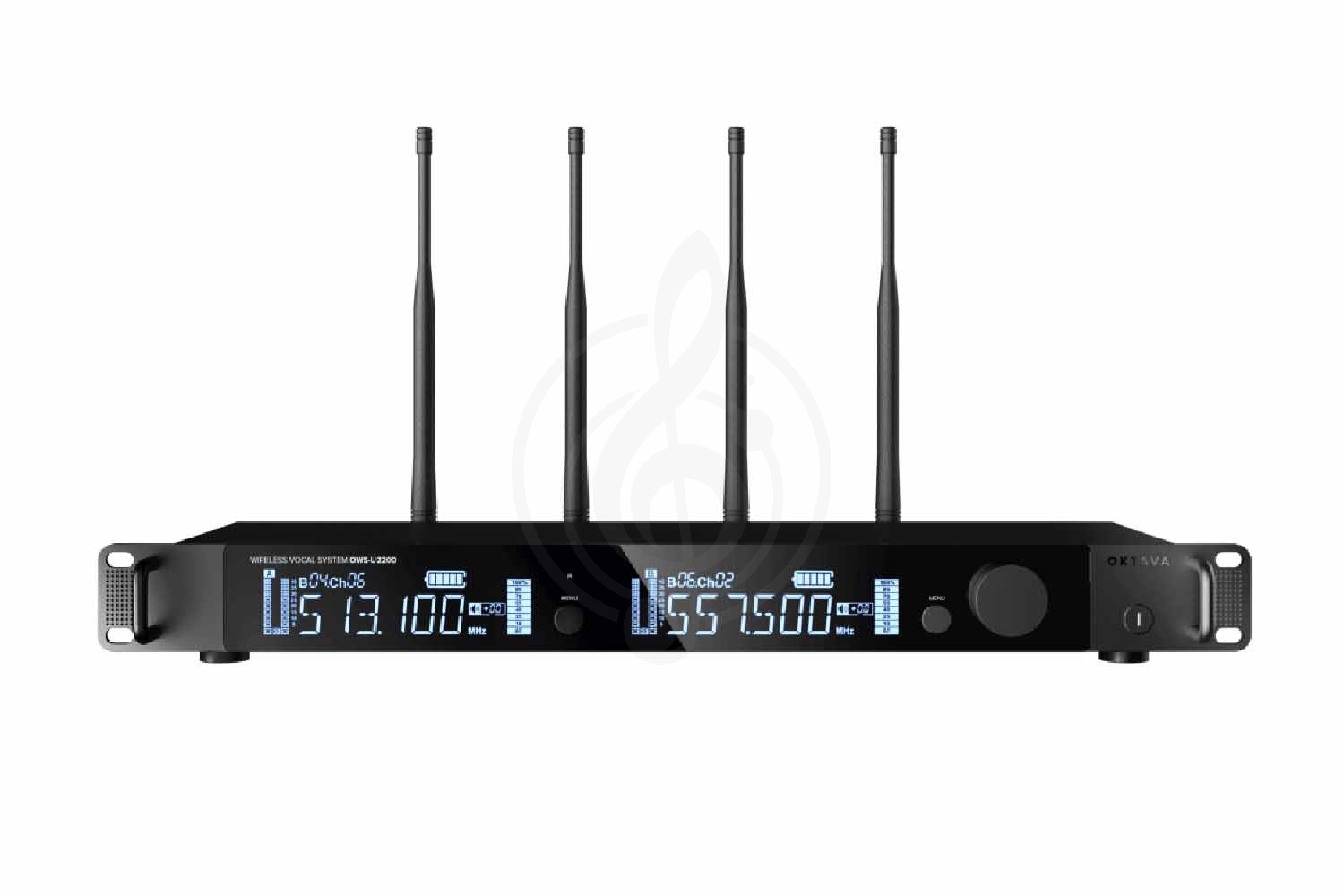 Радиосистема с головным микрофоном Октава OWS-U2200D01L03-B-PRO - Двухканальная радиосистема - фото 7