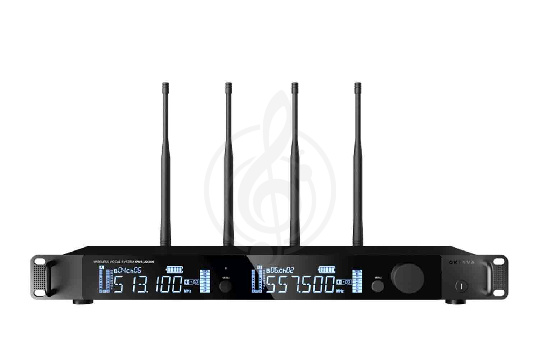 Радиосистема с головным микрофоном Октава OWS-U2200DL-B - Двухканальная радиосистема - фото 1