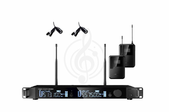 Радиосистема с петличным микрофоном Октава OWS-U2200L01-B-PRO - Двухканальная радиосистема - фото 1