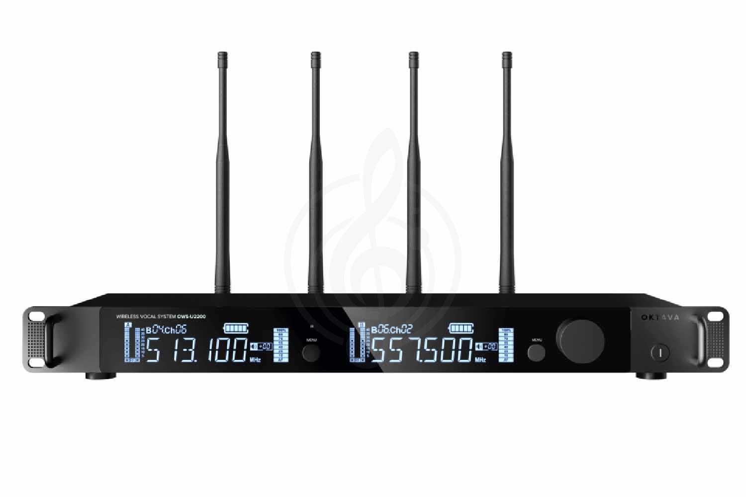Радиосистема с петличным микрофоном Октава OWS-U2200L03-B-PRO - Двухканальная радиосистема - фото 6