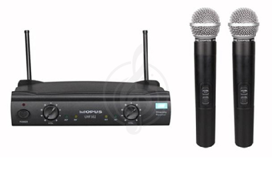 Радиосистема с ручным передатчиком OPUS UHF-302HH радиосистема ручная с 2 микрофонами - фото 1