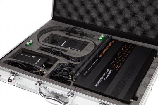 Радиосистема с головным микрофоном OPUS UHF 922HS радиосистема головная с 2 микрофонами, частота 730-840 MHz, алюминиевый кейс - фото 