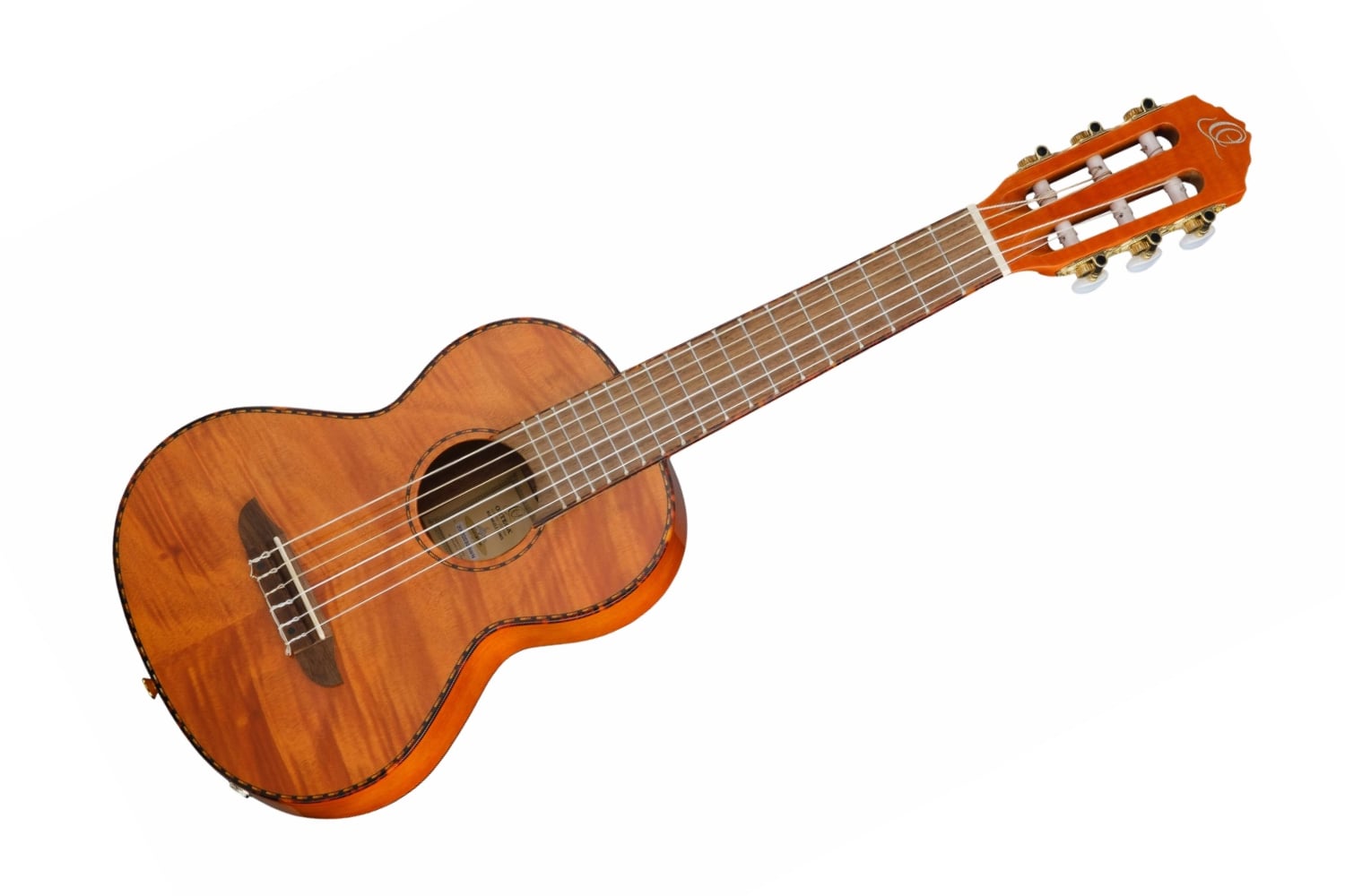 Гиталеле Ortega RGLE18FMH Timber Series - Гитарлеле 6-струнный, со звукоснимателем - фото 1