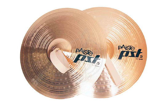 Оркестровая тарелка Paiste 0000665016 PST 5 Band Pair - Тарелки оркестровые - фото 1