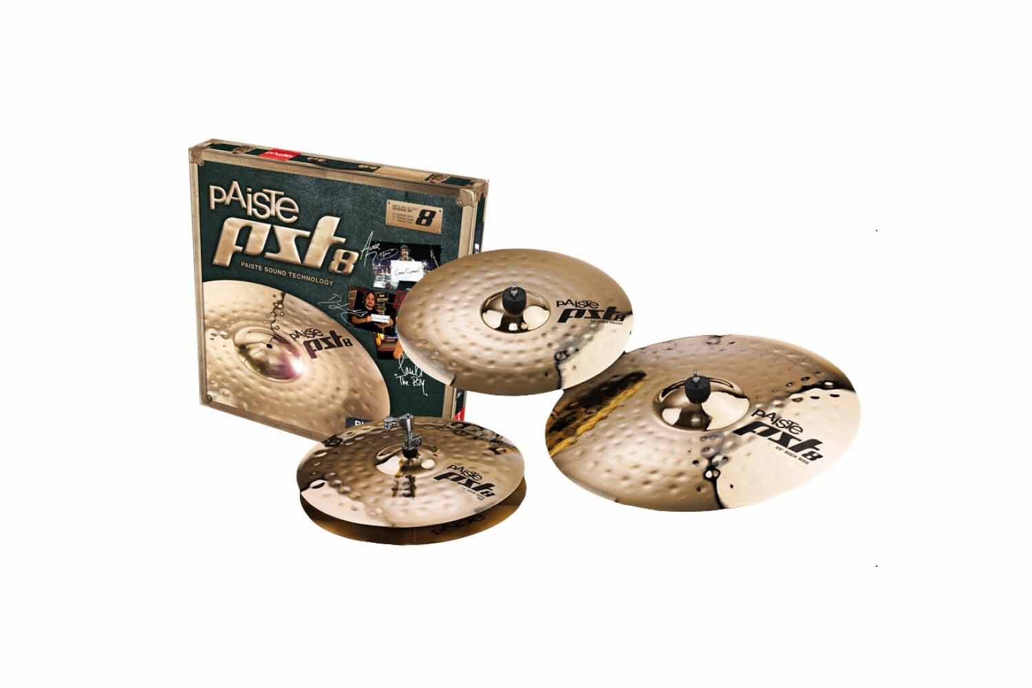 Комплект тарелок Paiste PST 8 Universal Set - Комплект тарелок - фото 1