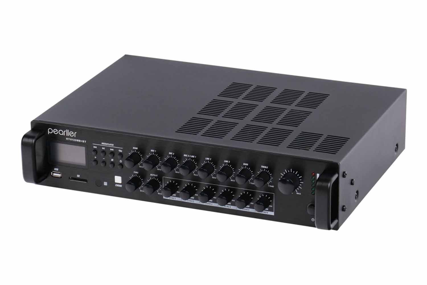 Трансляционный усилитель мощности Pearller HY6120MB+BT - Усилитель мощности трансляционный, 120 Вт - фото 1