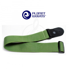 Ремень для гитары Planet Waves PWS107 Полипропиленовый ремень для гитары, зеленый - фото 4