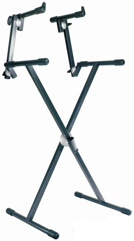 Стойка для синтезатора Proel SPL152 - Стойка под клавиши с защелкой, одиночная рама 2 этажа - фото 1