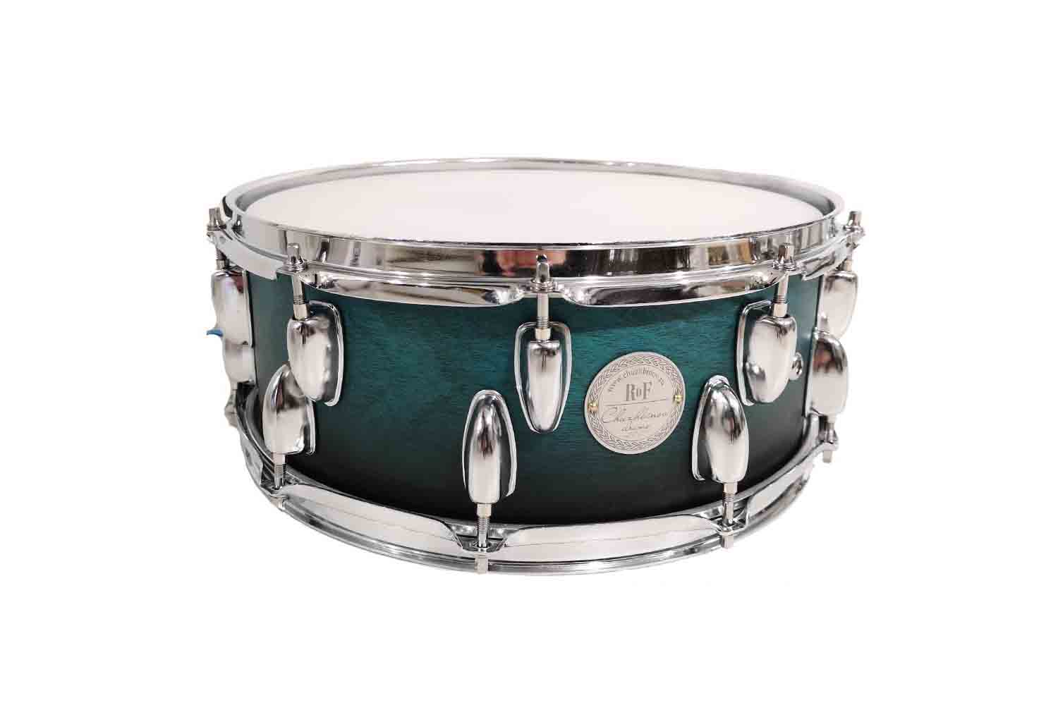 Малый барабан RDF1455BE Малый барабан 14x5.5", бирюзовый, Chuzhbinov Drums - фото 1