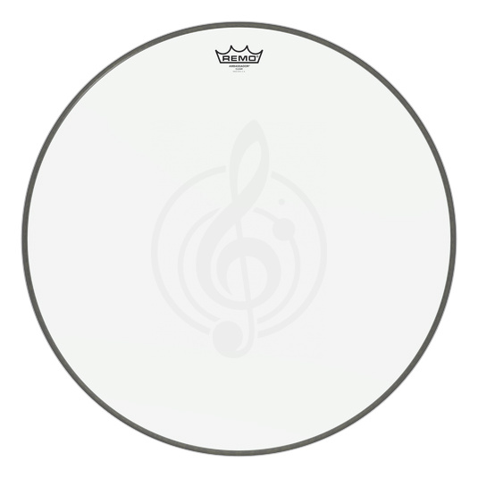 Пластик для бочки REMO BB-1322-00 EMPEROR 22`` CLEAR BASS двойной прозрачный пластик - фото 2