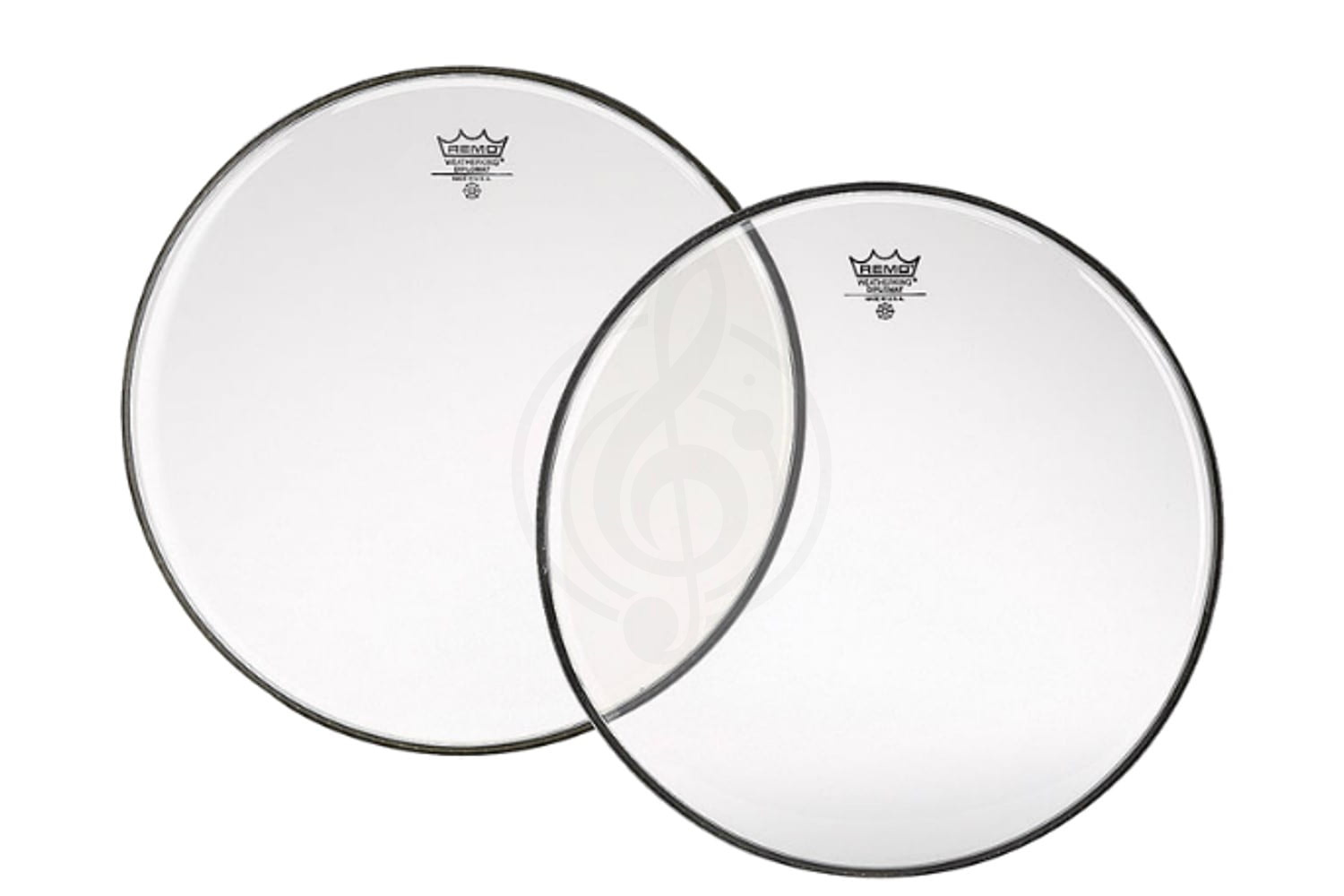 Пластик для томов REMO BE-0310-00 EMPEROR 10`` CLEAR двойной прозрачный пластик - фото 2