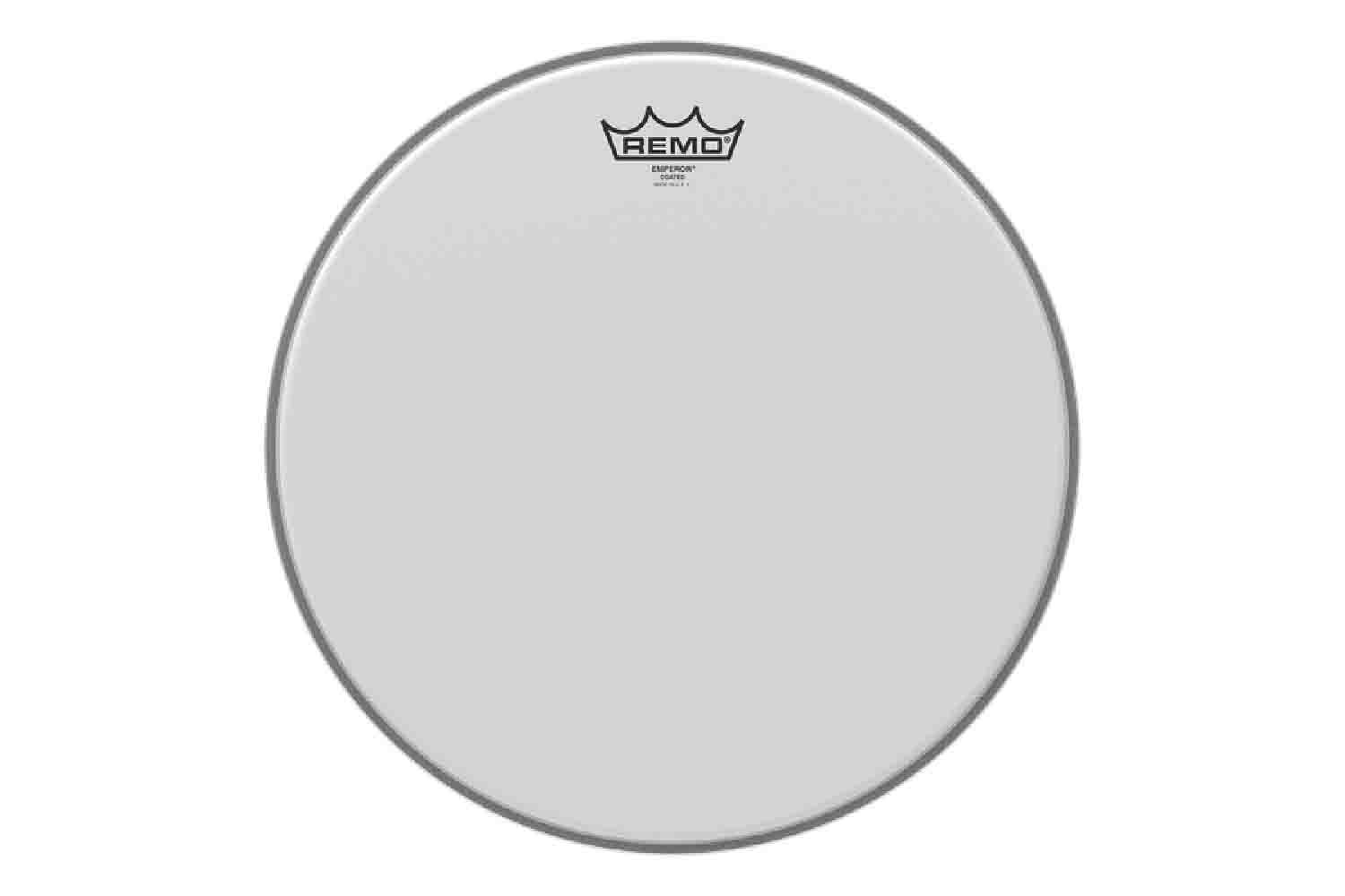Пластик для рабочего Remo EMPEROR 14" coated BE-0114-00 - двойной матовый пластик для малого барабана с напылением - фото 1