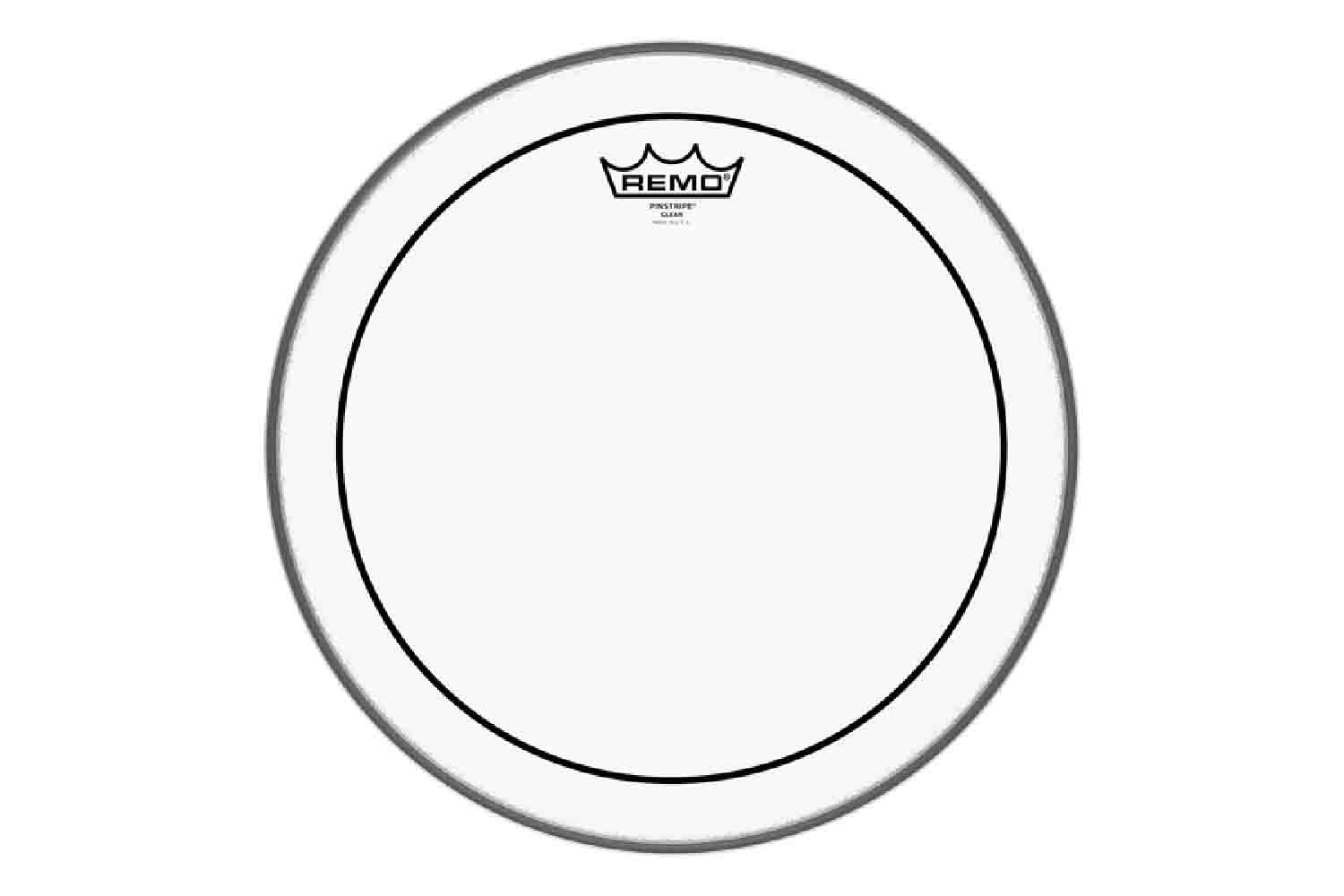 Пластик для бочки Remo PINSTRIPE 22" clear PS-1322-00 - фото 1