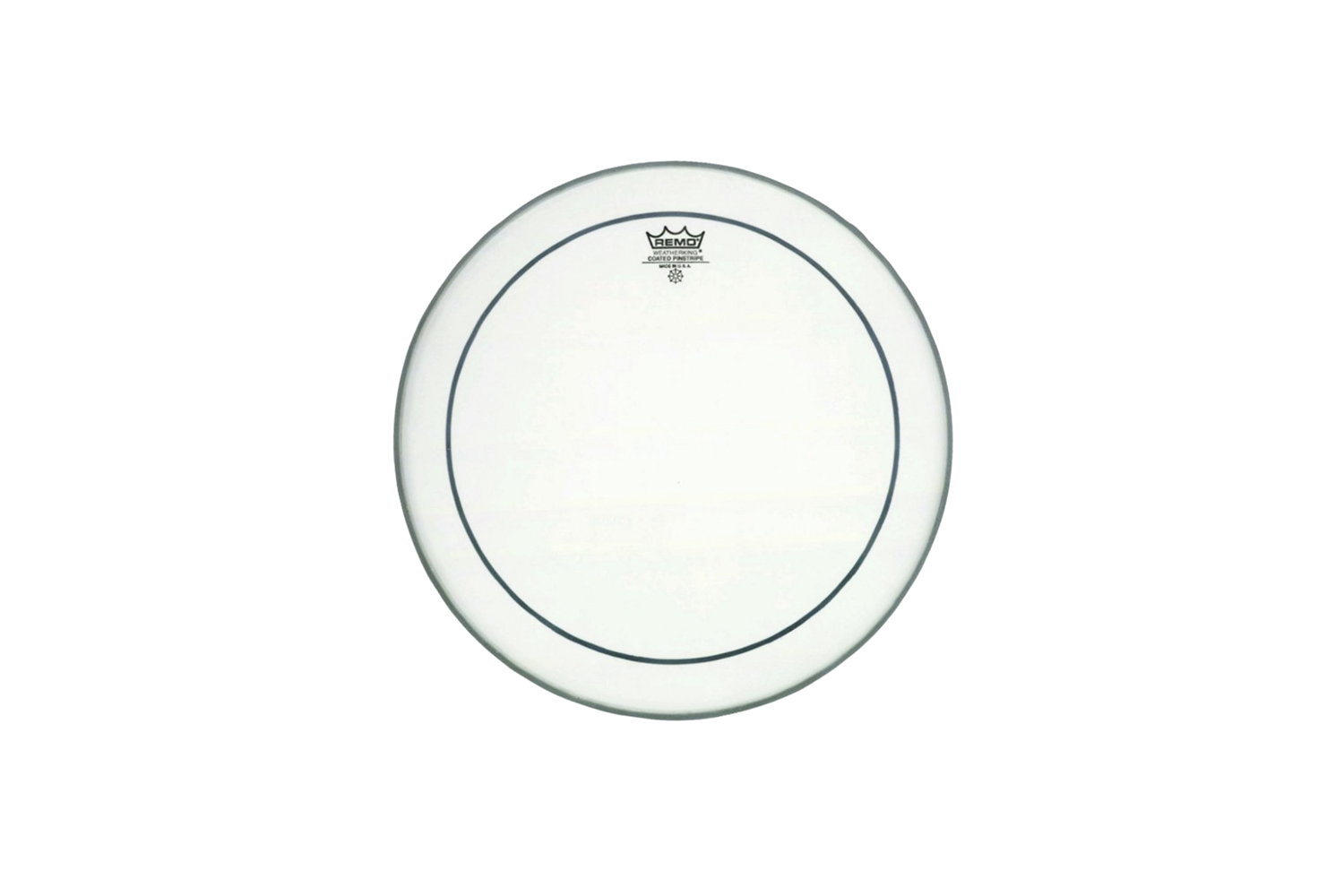 Пластик для бочки Remo PS-1122-00 22"Pinstripe coated - Пластик для бас барабана - фото 1