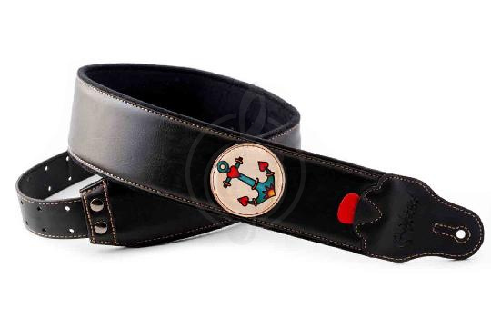 Изображение RightOn Straps 8419612002418 Groove Old School Anchor - Ремень для гитары