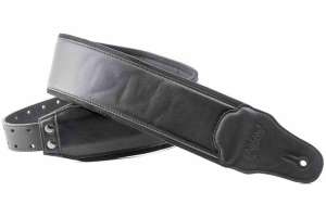 Изображение RightOn Straps Groove Smooth Black - Ремень для гитары кожаный