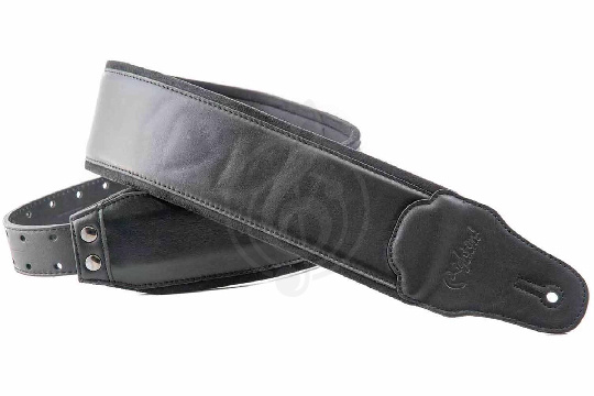 Ремень для гитары RightOn Straps Groove Smooth Black - Ремень для гитары кожаный - фото 1