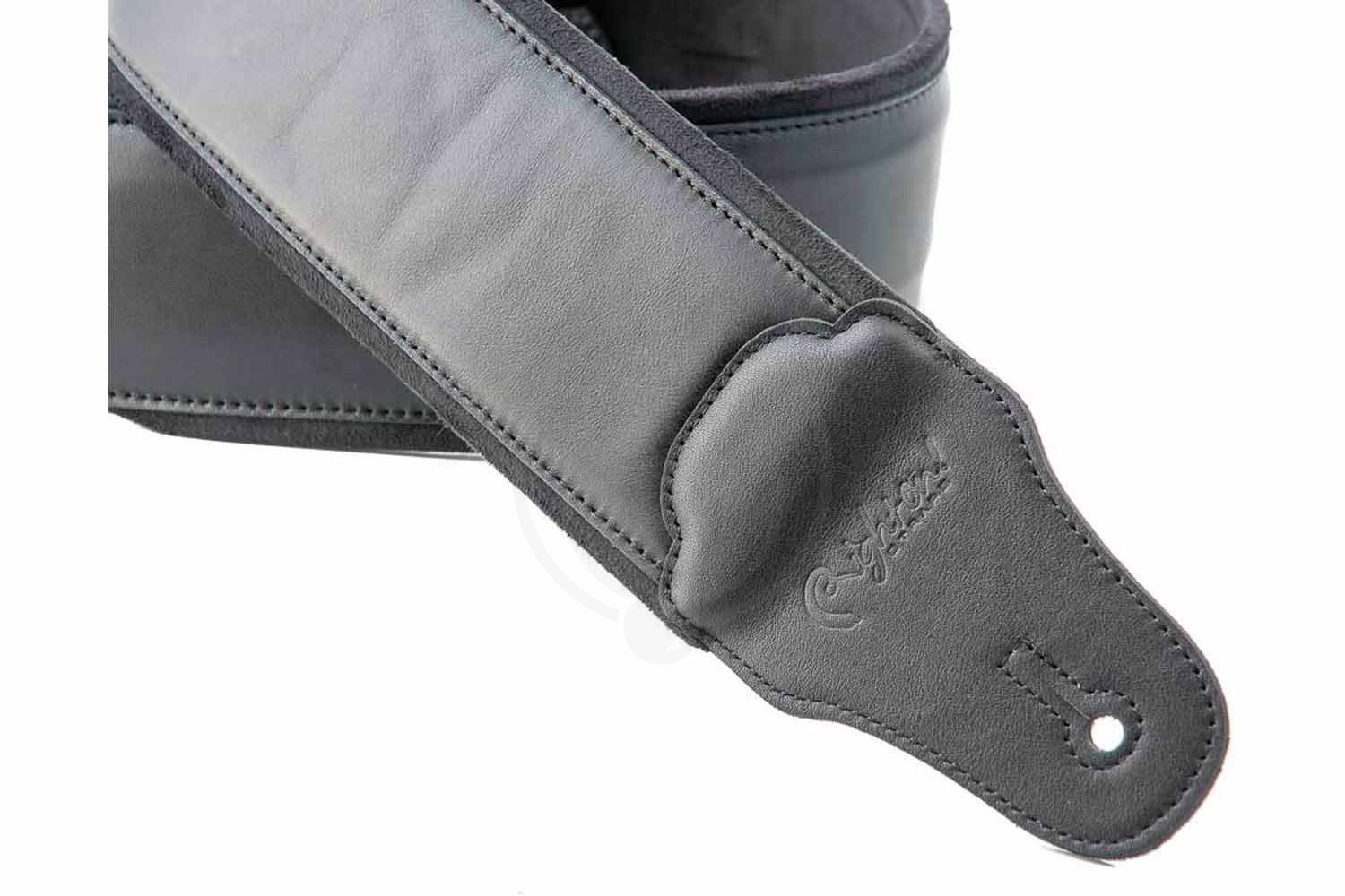 Ремень для гитары RightOn Straps Groove Smooth Black - Ремень для гитары кожаный - фото 4