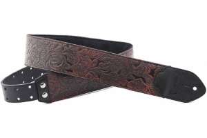 Изображение Ремень для гитары RightOn Straps Leathercraft Blackguard Black