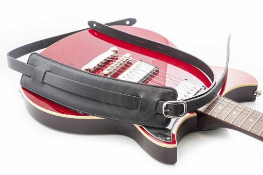 Ремень для гитары RightOn Straps Leathercraft Slim Black - Ремень для гитары - фото 2