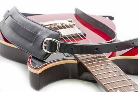 Ремень для гитары RightOn Straps Leathercraft Slim Black - Ремень для гитары - фото 4