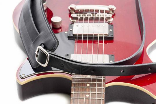 Ремень для гитары RightOn Straps Leathercraft Slim Black - Ремень для гитары - фото 5