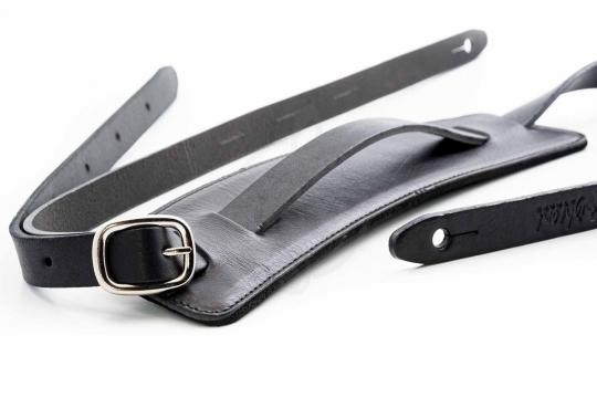 Ремень для гитары RightOn Straps Leathercraft Slim Black - Ремень для гитары - фото 7
