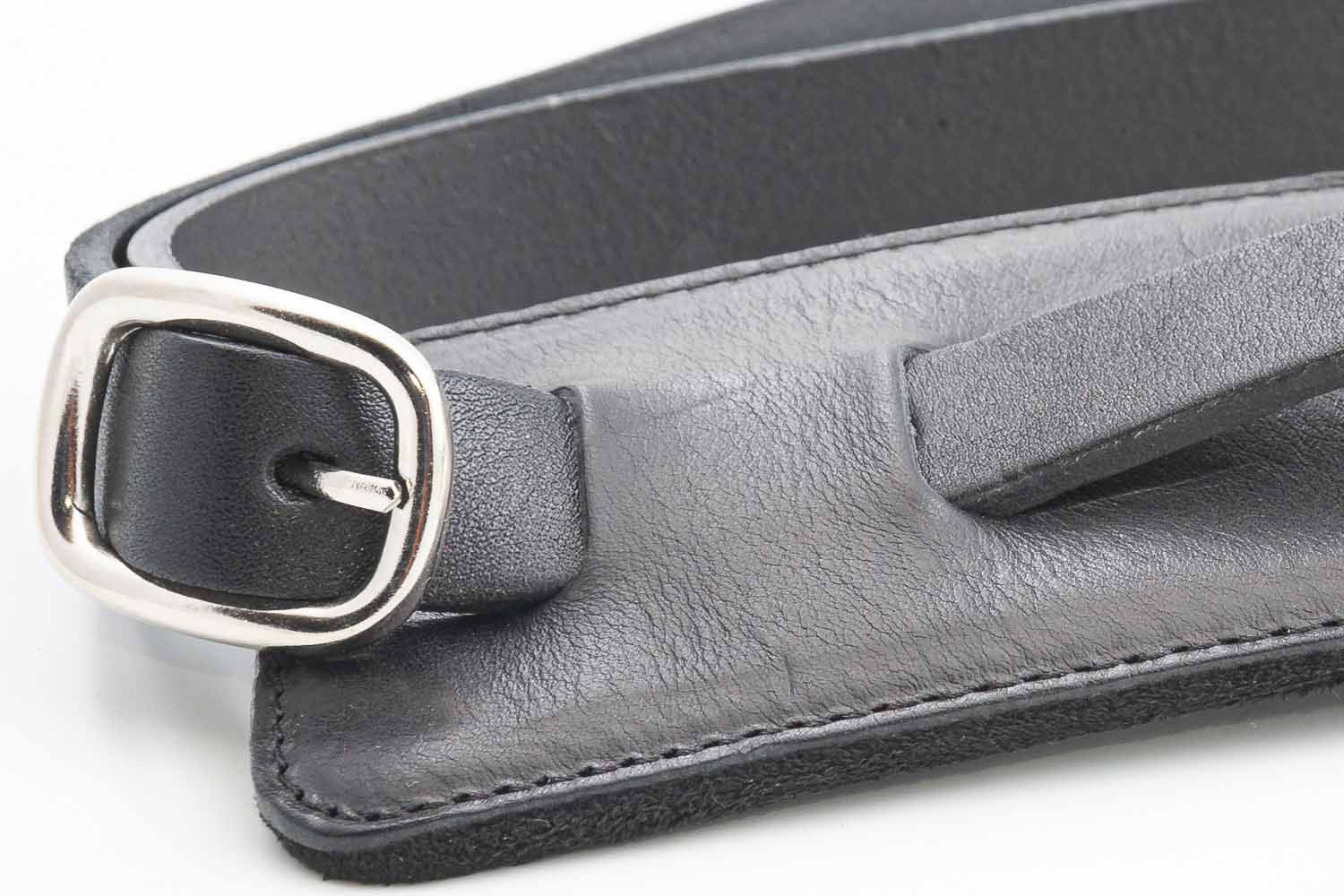 Ремень для гитары RightOn Straps Leathercraft Slim Black - Ремень для гитары - фото 6