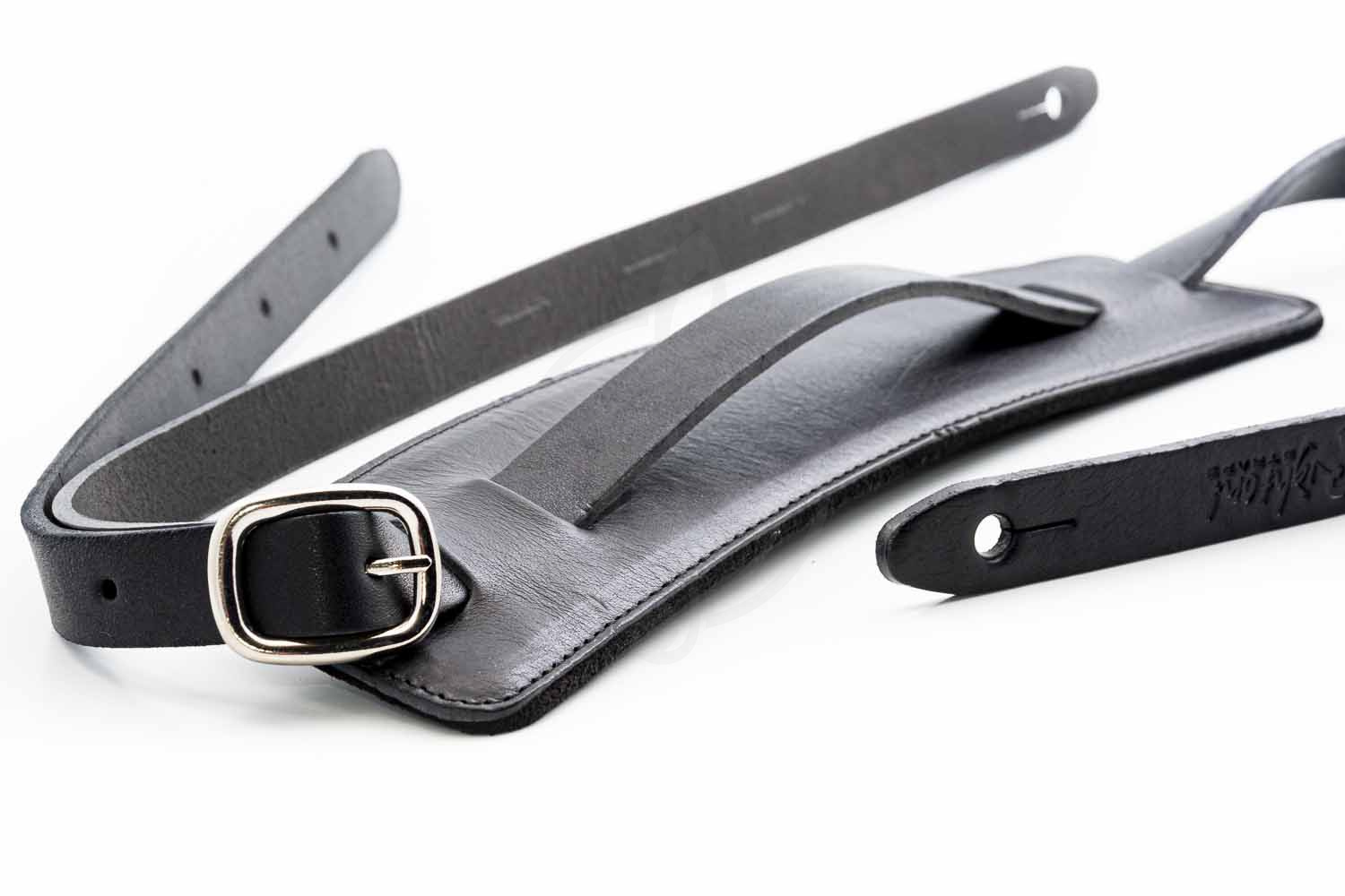 Ремень для гитары RightOn Straps Leathercraft Slim Black - Ремень для гитары - фото 7