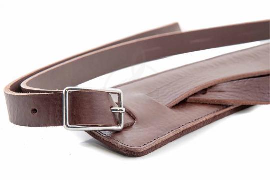 Ремень для гитары RightOn Straps Leathercraft Slim Brown - Ремень для гитары - фото 3
