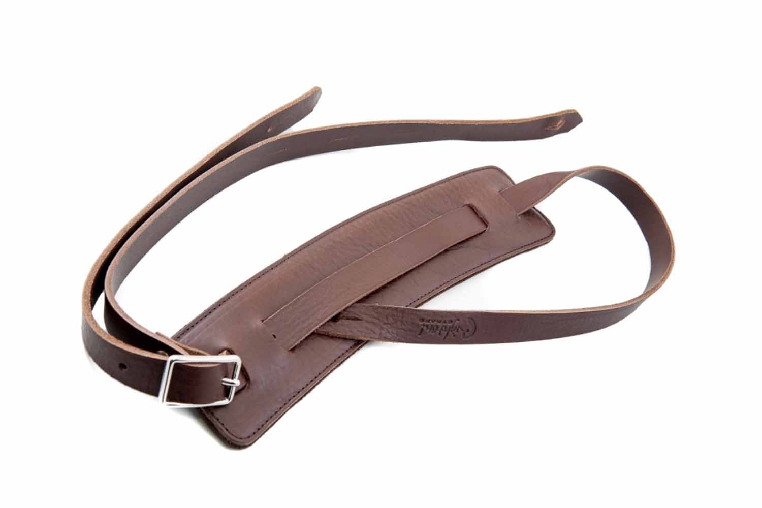 Ремень для гитары RightOn Straps Leathercraft Slim Brown - Ремень для гитары - фото 1