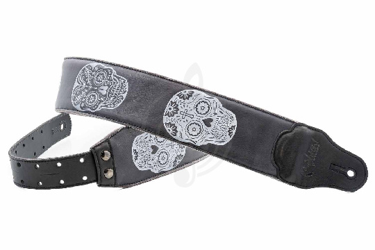 Ремень для гитары RightOn Straps Leathercraft Sugar Black - Ремень для гитары - фото 1