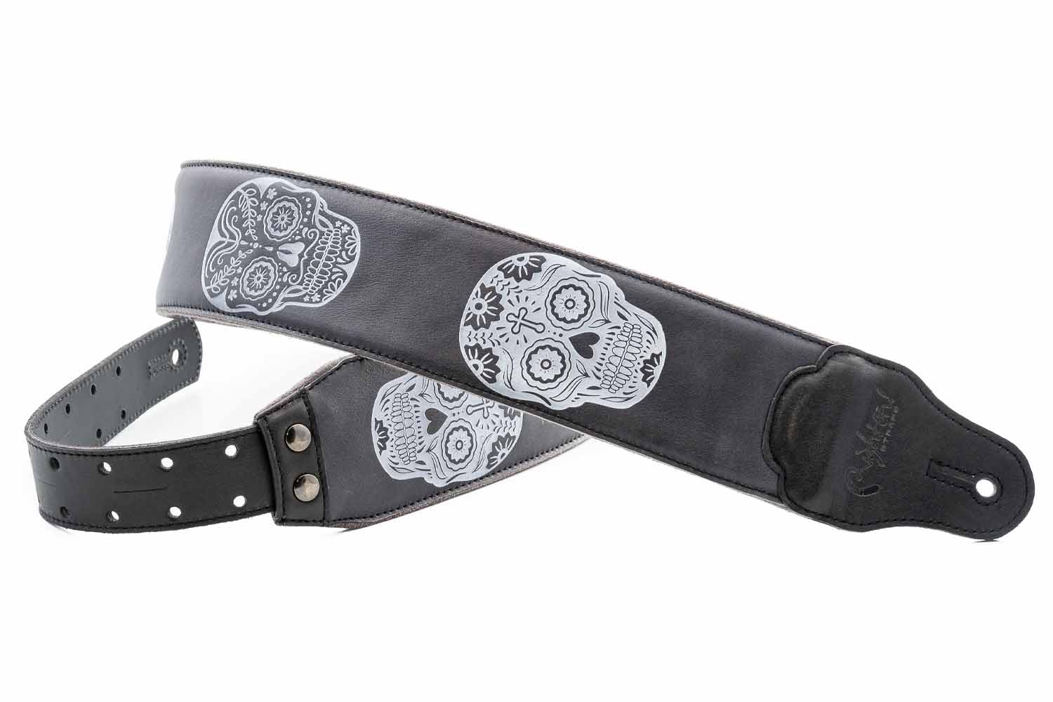 Ремень для гитары RightOn Straps Leathercraft Sugar Black - Ремень для гитары - фото 1
