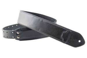 Изображение RightOn Straps Leathercraft Vintage Black - Ремень для гитары