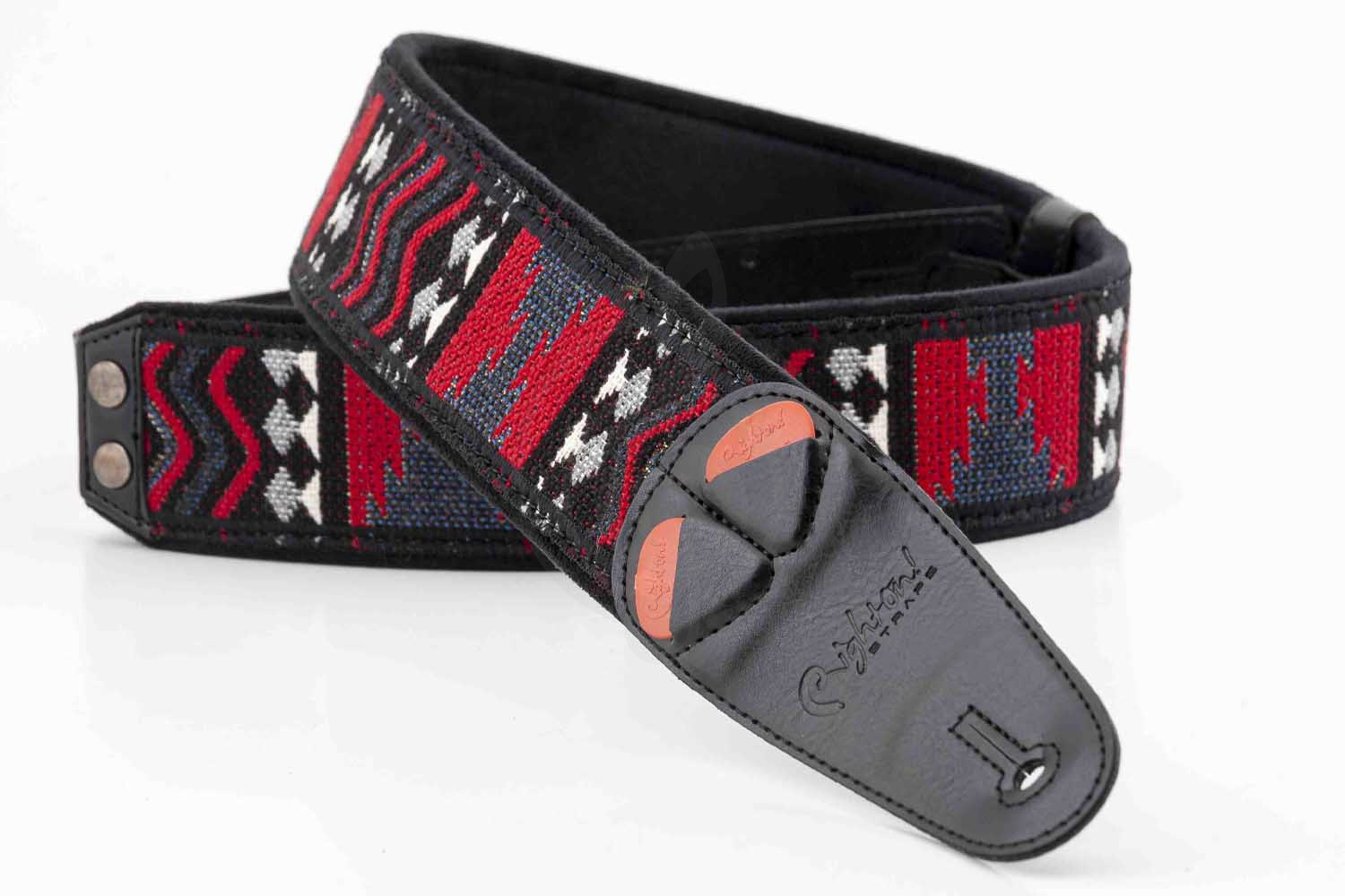 Ремень для гитары RightOn Straps Mojo Azteca Black - Ремень для гитары - фото 2
