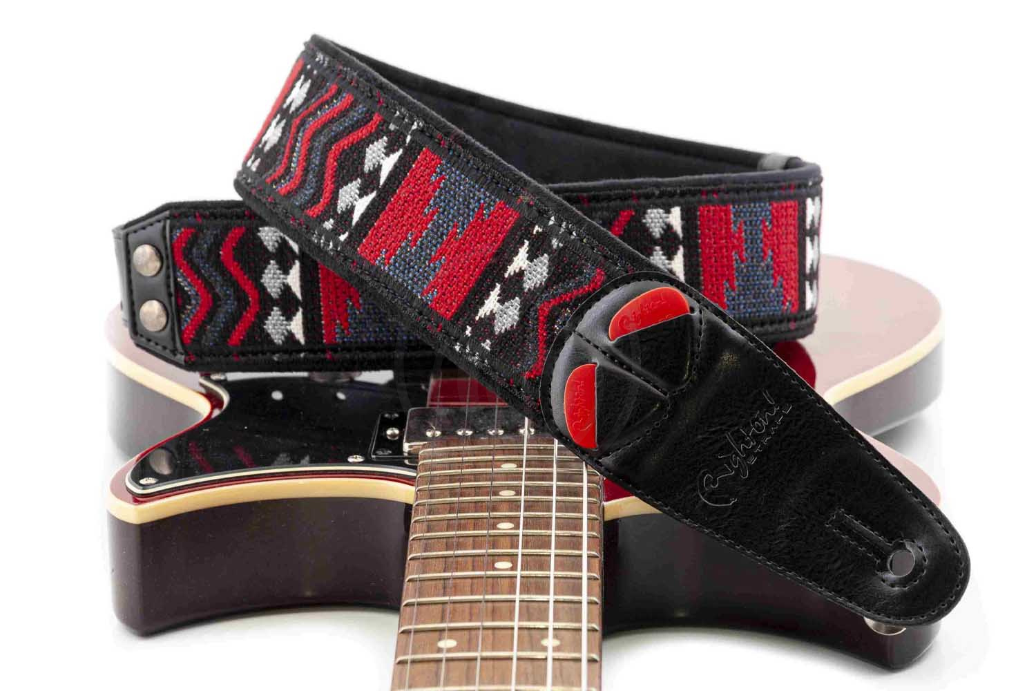 Ремень для гитары RightOn Straps Mojo Azteca Black - Ремень для гитары - фото 4