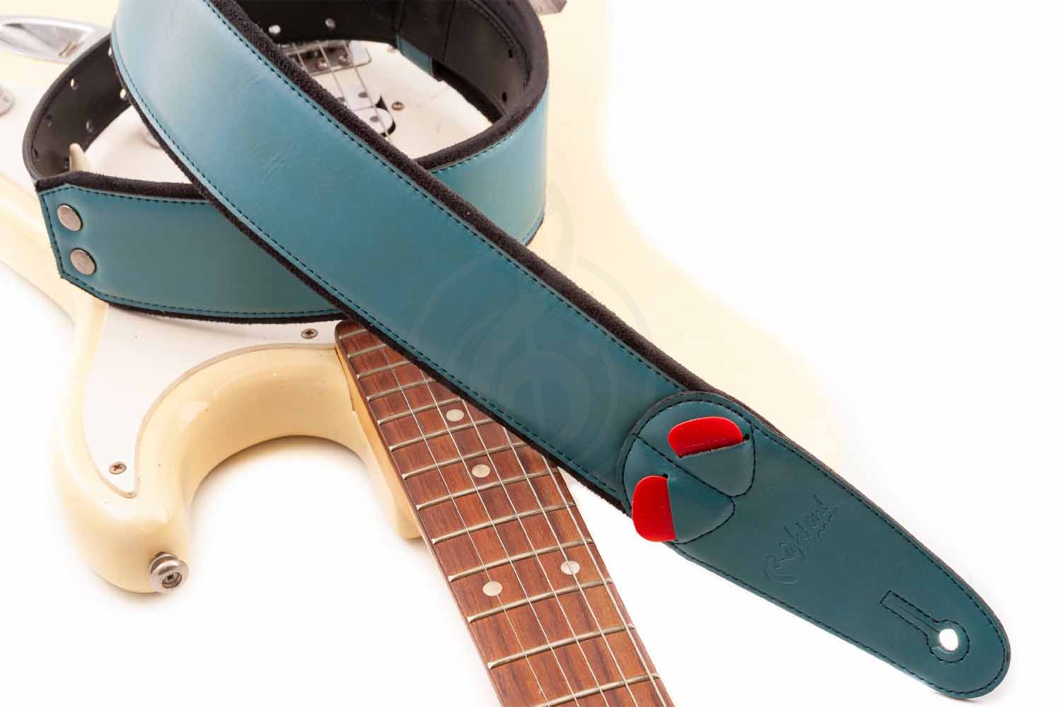 Ремень для гитары RightOn Straps Mojo Charm Teal - Ремень для гитары - фото 4