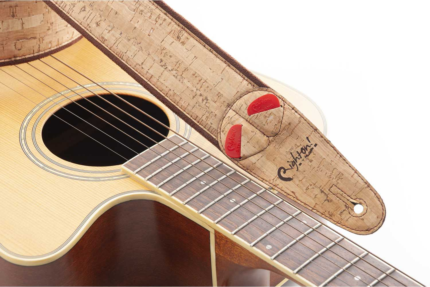 Ремень для гитары RightOn Straps Mojo Cork Beige - Ремень для гитары - фото 3