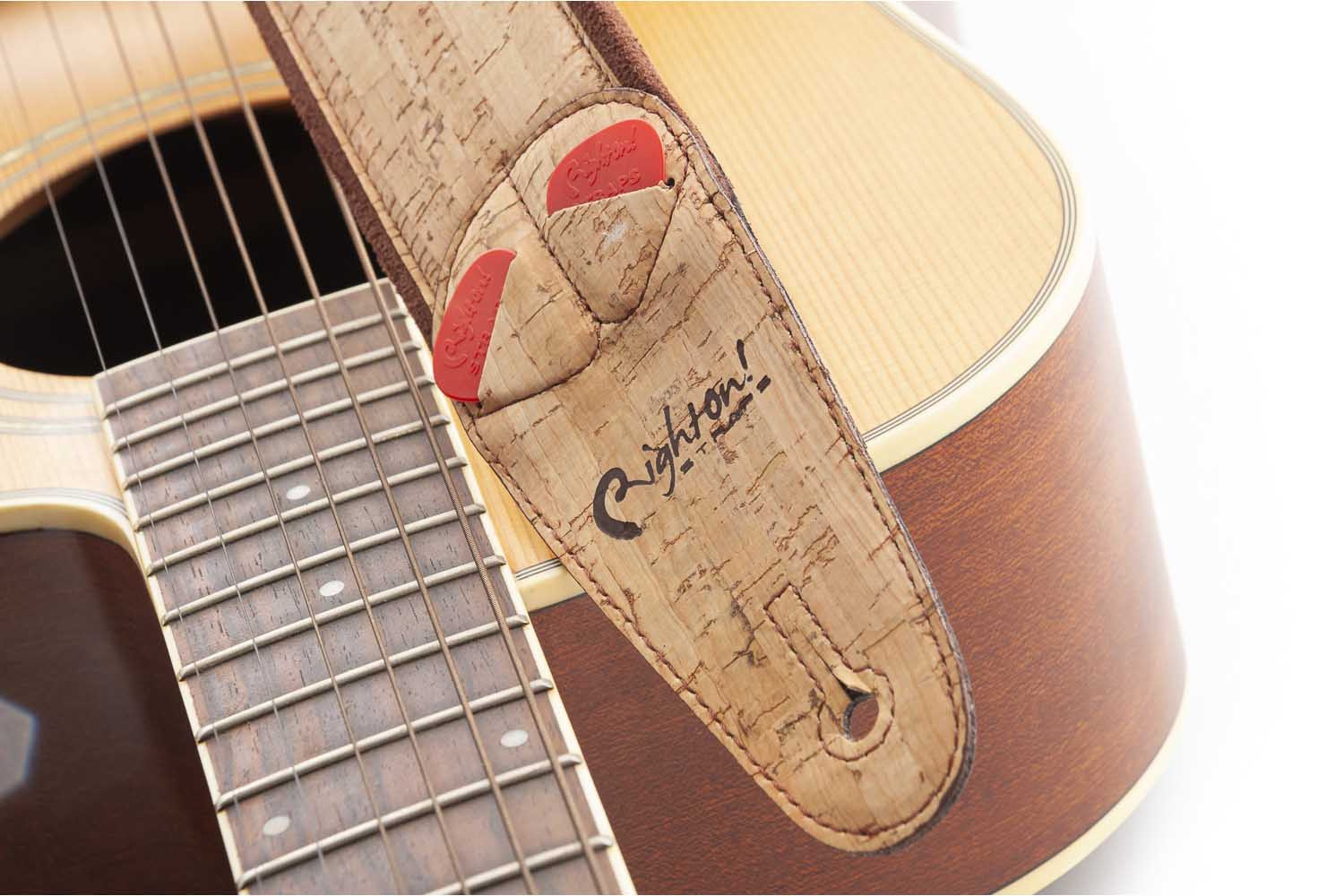 Ремень для гитары RightOn Straps Mojo Cork Beige - Ремень для гитары - фото 6