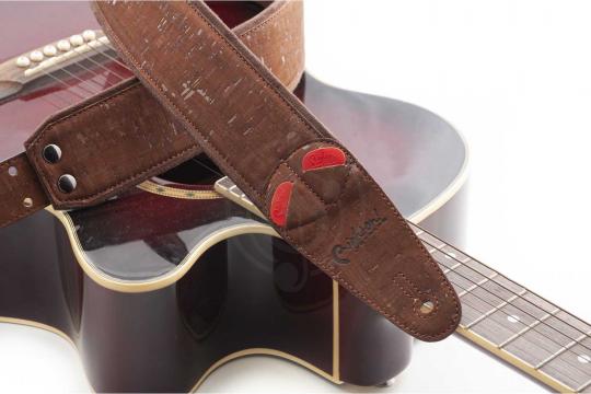 Ремень для гитары RightOn Straps Mojo Cork Brown - Ремень для гитары - фото 3