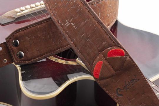 Ремень для гитары RightOn Straps Mojo Cork Brown - Ремень для гитары - фото 4