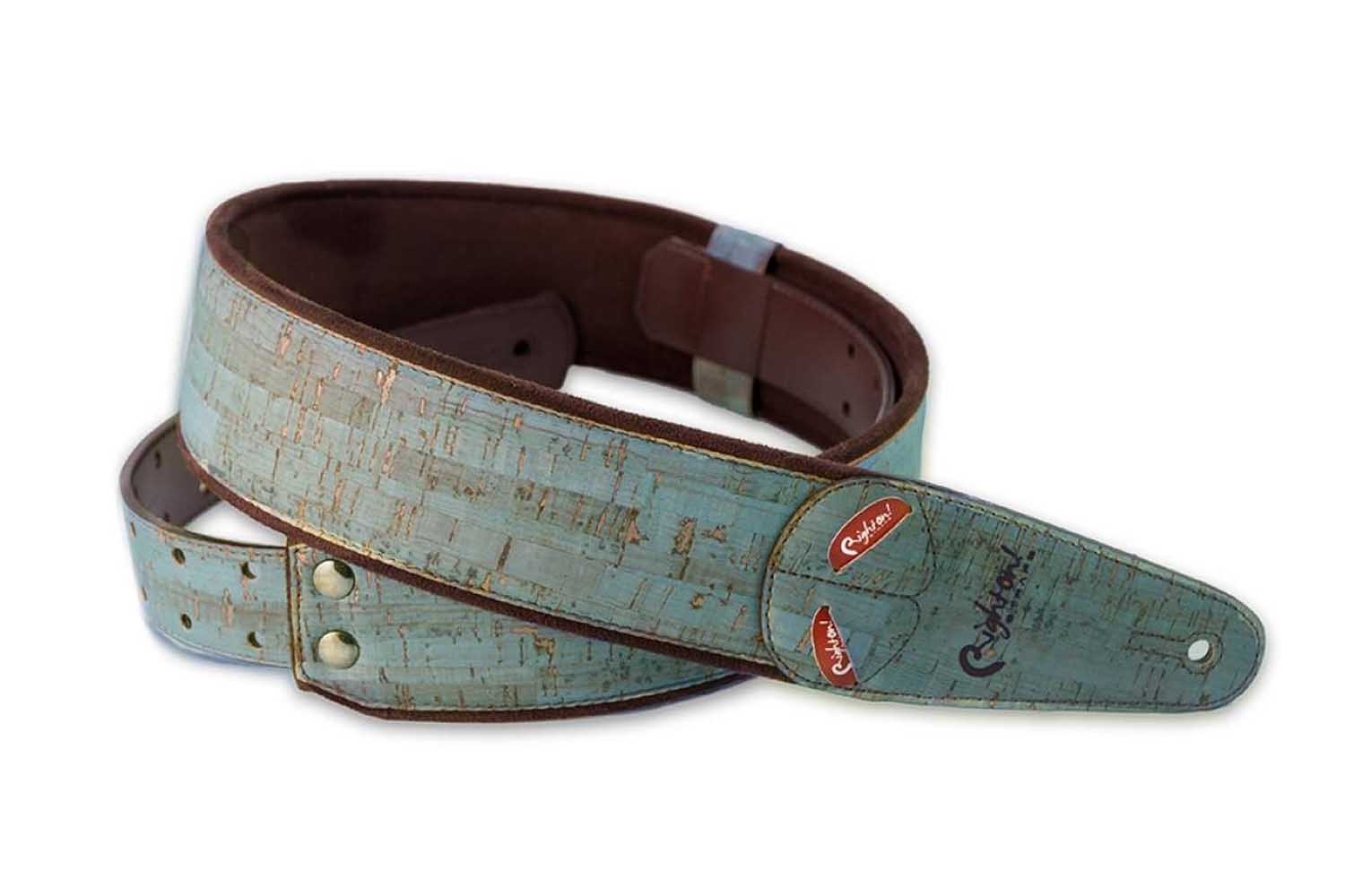 Ремень для гитары RightOn Straps Mojo Cork Teal - Ремень для гитары - фото 1