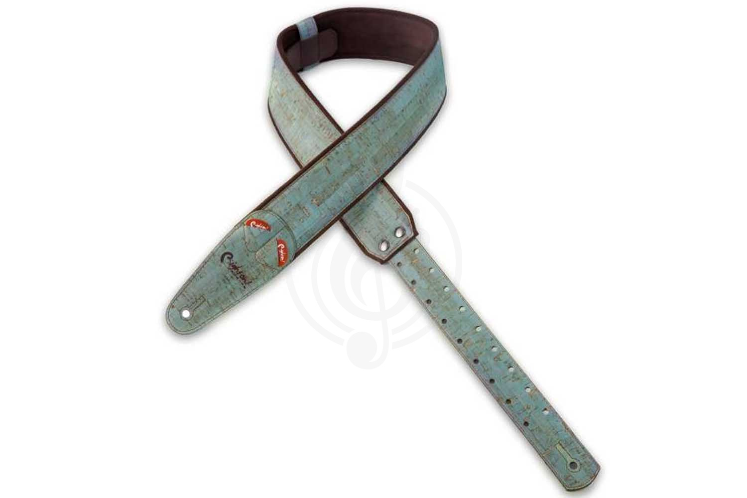Ремень для гитары RightOn Straps Mojo Cork Teal - Ремень для гитары - фото 2