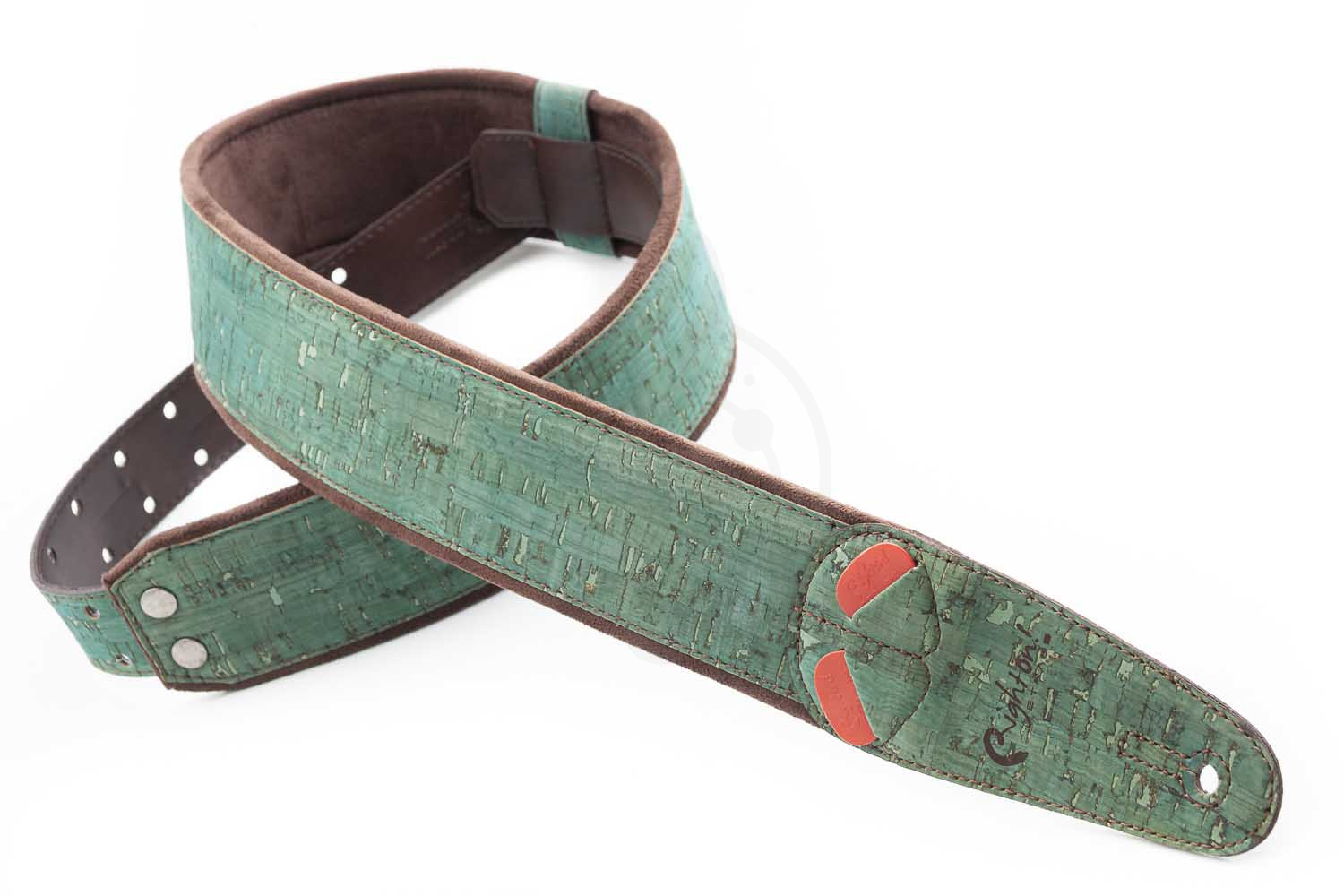 Ремень для гитары RightOn Straps Mojo Cork Teal - Ремень для гитары - фото 6