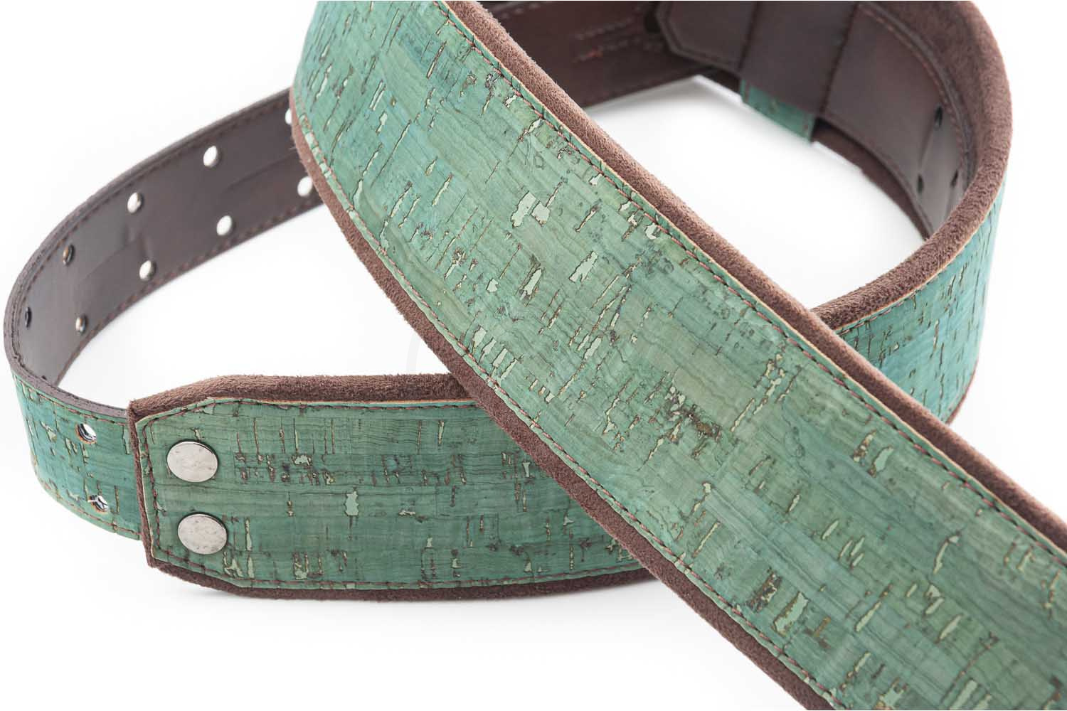 Ремень для гитары RightOn Straps Mojo Cork Teal - Ремень для гитары - фото 8