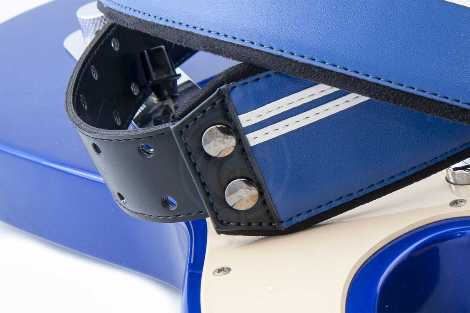 Ремень для гитары RightOn Straps Mojo Race Blue - Ремень для гитары - фото 3