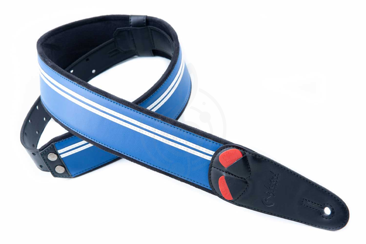 Ремень для гитары RightOn Straps Mojo Race Blue - Ремень для гитары - фото 6