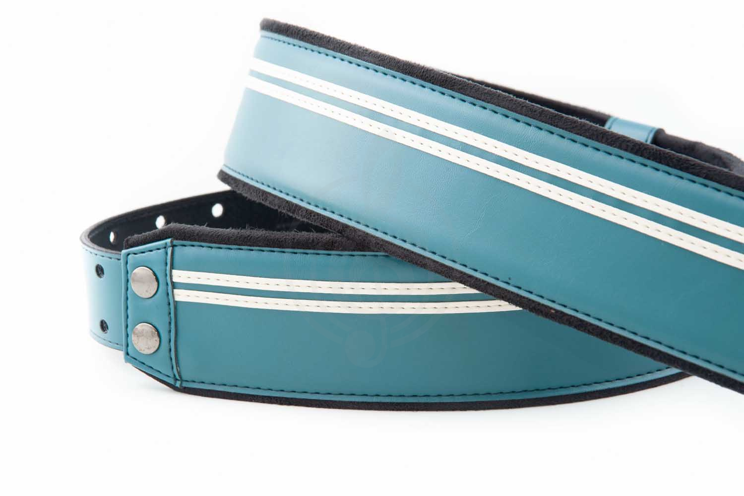 Ремень для гитары RightOn Straps Mojo Race Teal - Ремень для гитары - фото 9