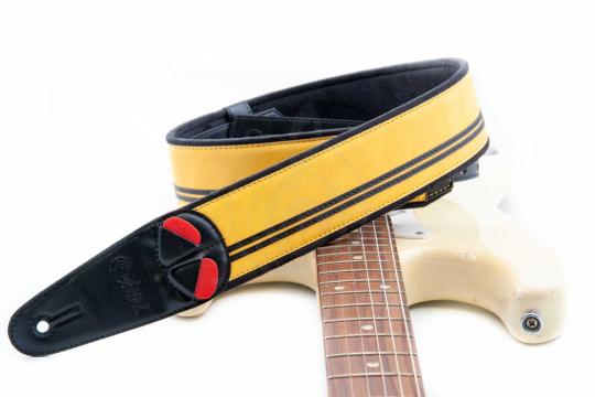 Ремень для гитары RightOn Straps Mojo Race Yellow - Ремень для гитары - фото 4
